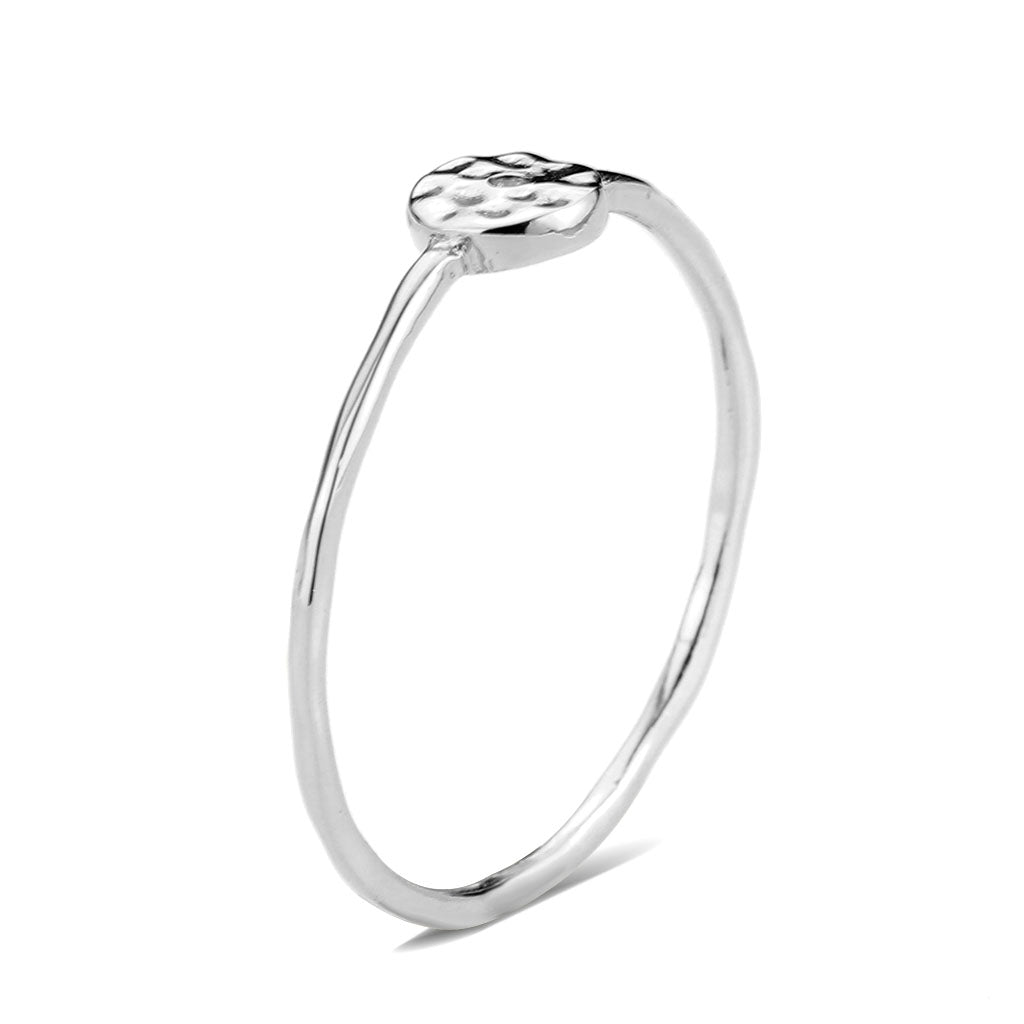 Rhodium Brass Ring with AAA Grade CZ in Clear