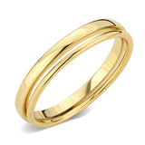 Flash Gold Brass Ring with No Stone in No Stone