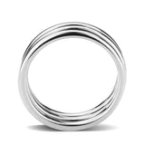 Rhodium Brass Ring with No Stone in No Stone