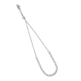 Rhodium Brass Bracelet with AAA Grade CZ in Clear