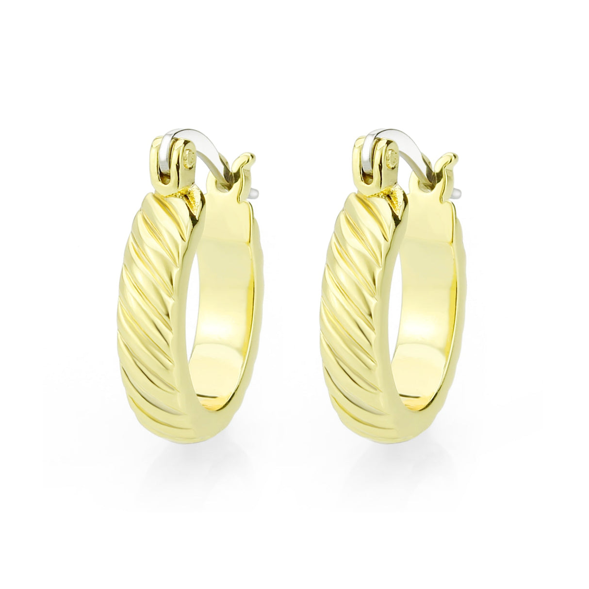 Flash Gold Brass Earring with NoStone in No Stone