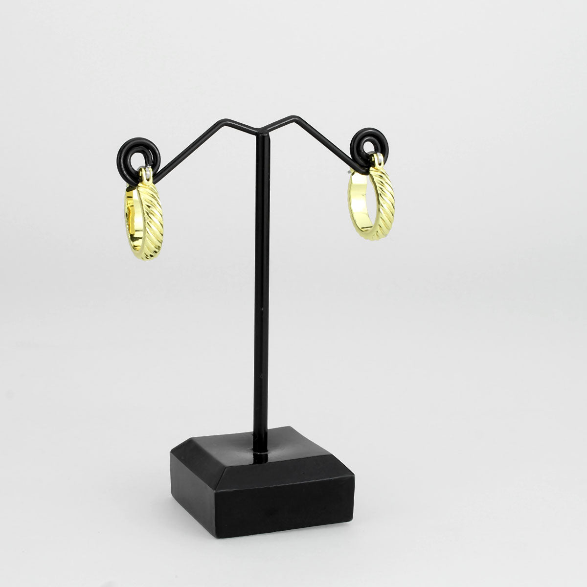Flash Gold Brass Earring with NoStone in No Stone