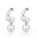 Imitation Rhodium Brass Earring with NoStone in No Stone