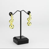 Flash Gold Brass Earring with NoStone in No Stone
