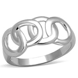 Rhodium Brass Ring with No Stone