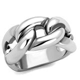 Rhodium Brass Ring with No Stone