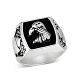 Rhodium Plated  Brass Ring with  No Stone