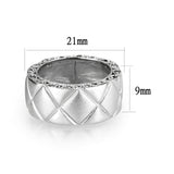Sterling Silver Ring with Epoxy High Polished( NO Plating)