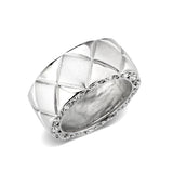 Sterling Silver Ring with Epoxy High Polished( NO Plating)