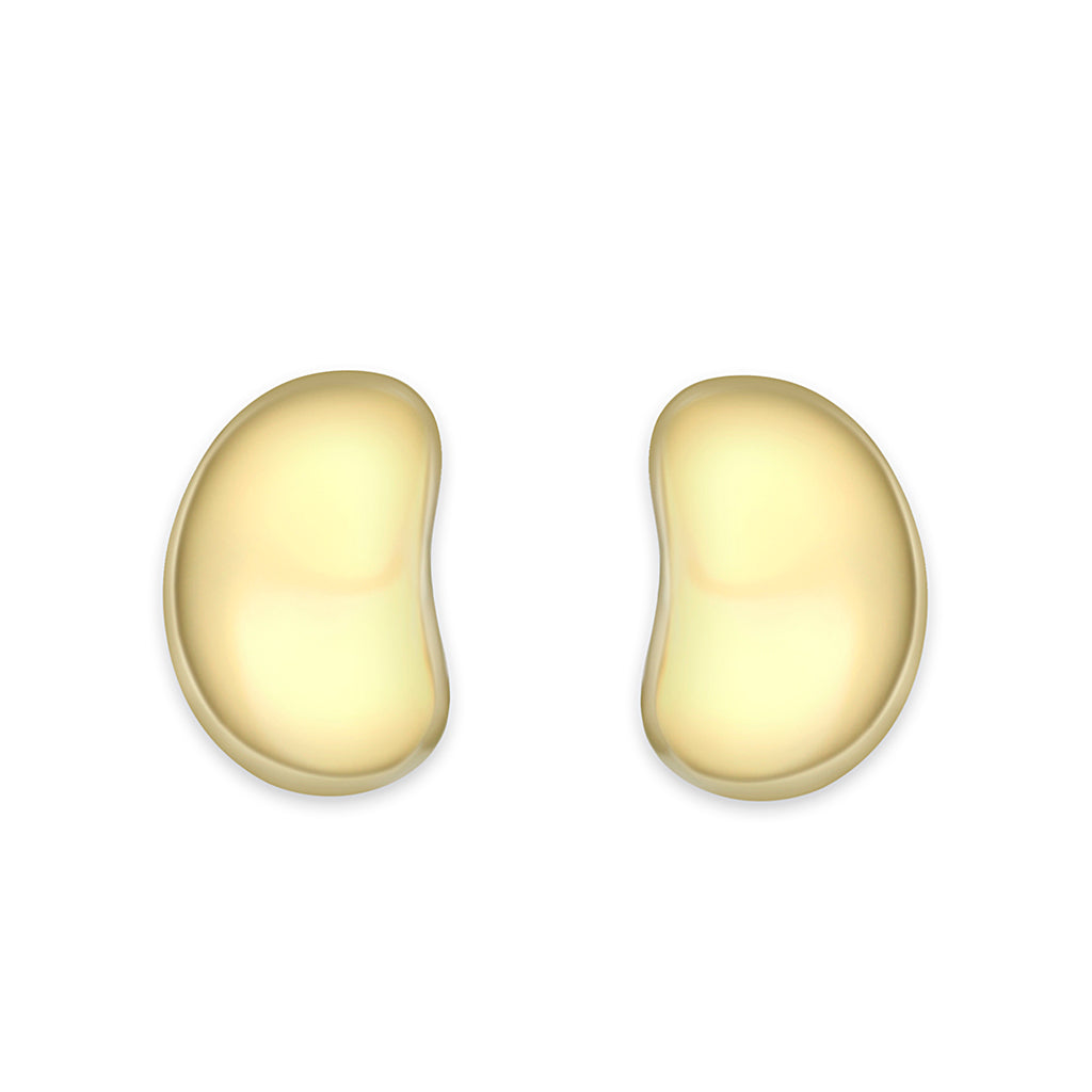 Sterling Silver  Earrings With  Gold Plated No Stone