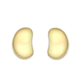 Sterling Silver  Earrings With  Gold Plated No Stone