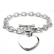 6X353 - High-Polished 925 Sterling Silver Bracelet with No Stone