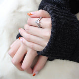 High polished (no plating) Stainless Steel Ring with AAA Grade CZ  in Clear