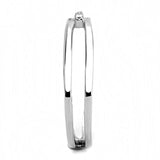 High polished (no plating) Stainless Steel Ring with AAA Grade CZ  in Clear