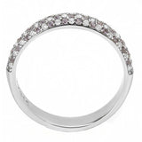 High polished (no plating) Stainless Steel Ring with AAA Grade CZ  in Multi Color