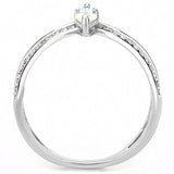High polished (no plating) Stainless Steel Ring with AAA Grade CZ  in Multi Color