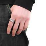 High polished (no plating) Stainless Steel Ring with AAA Grade CZ  in Clear