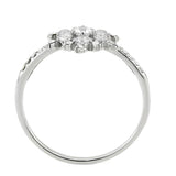 No Plating Stainless Steel Ring with AAA Grade CZ  in Clear