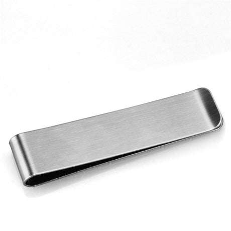High polished (no plating) Stainless Steel Money clip with No Stone
