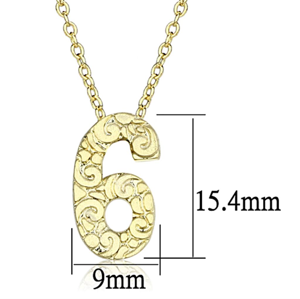 Flash Gold Brass Chain Pendant with Top Grade Crystal  in Clear