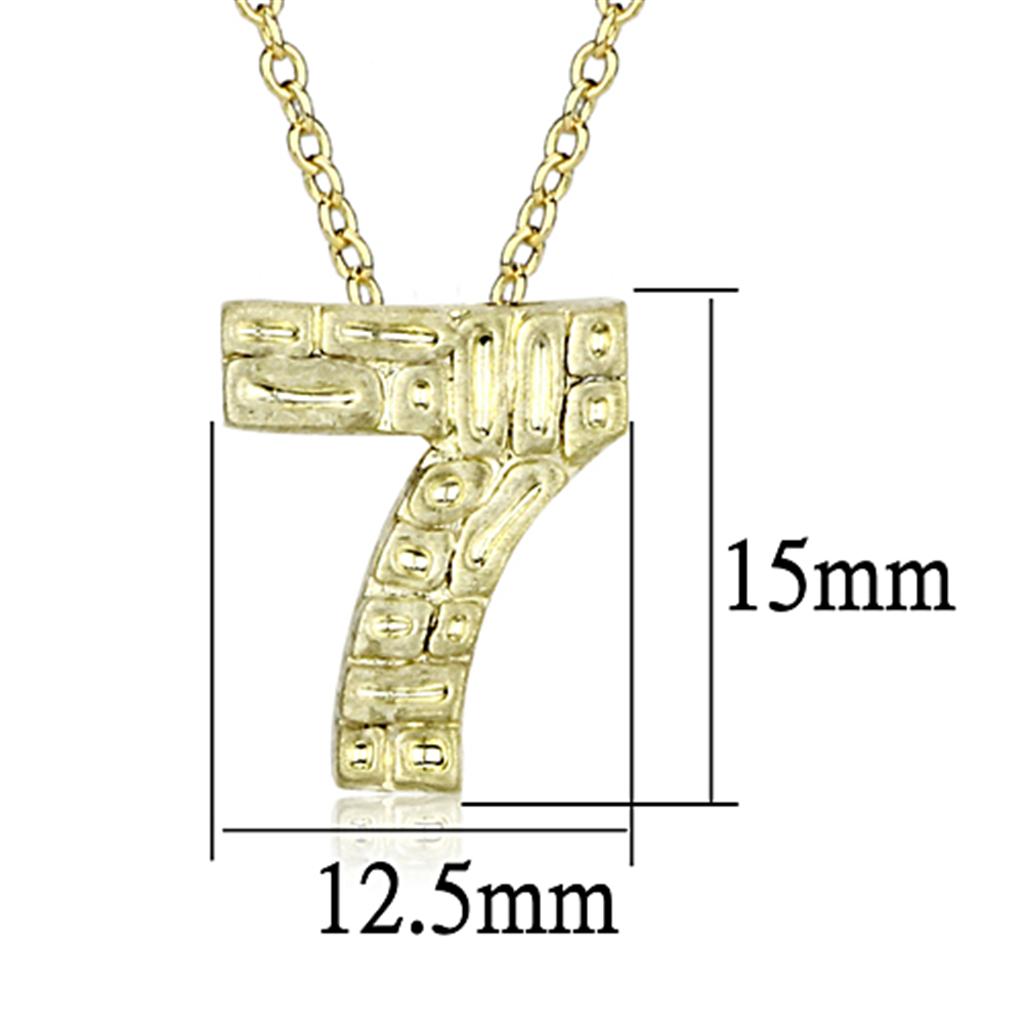 Flash Gold Brass Chain Pendant with Top Grade Crystal  in Clear