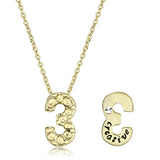 Flash Gold Brass Chain Pendant with Top Grade Crystal  in Clear