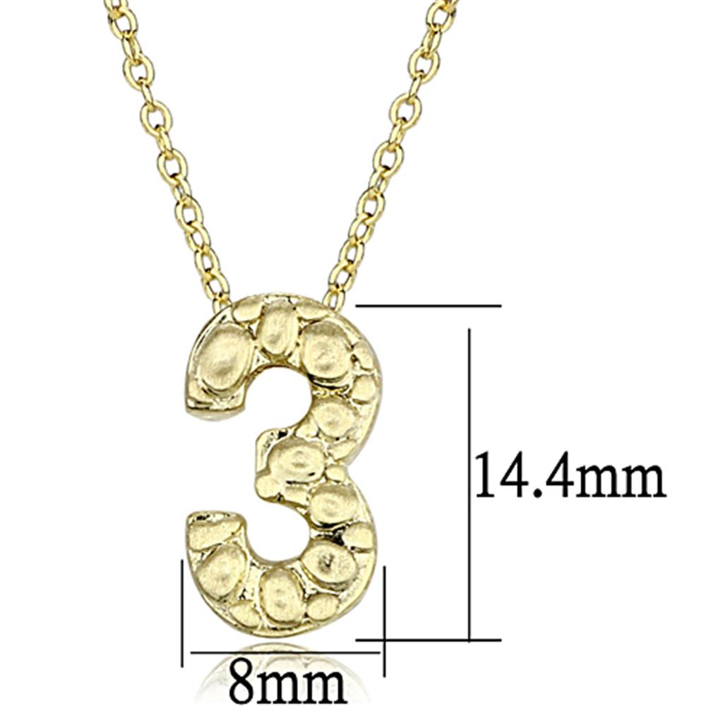 Flash Gold Brass Chain Pendant with Top Grade Crystal  in Clear