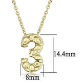 Flash Gold Brass Chain Pendant with Top Grade Crystal  in Clear