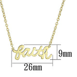 Gold Brass Chain Pendant with No Stone