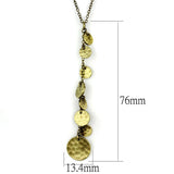 Antique Copper Brass Chain Pendant with No Stone