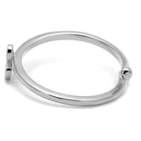 Rhodium Brass Ring with No Stone