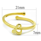 Flash Gold Brass Ring with No Stone