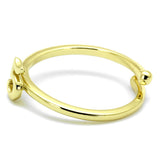 Flash Gold Brass Ring with No Stone