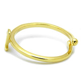 Flash Gold Brass Ring with No Stone
