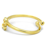 Flash Gold Brass Ring with No Stone