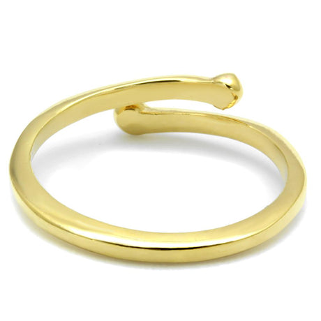 Flash Gold Brass Ring with No Stone