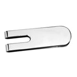 Rhodium Brass Money clip with No Stone