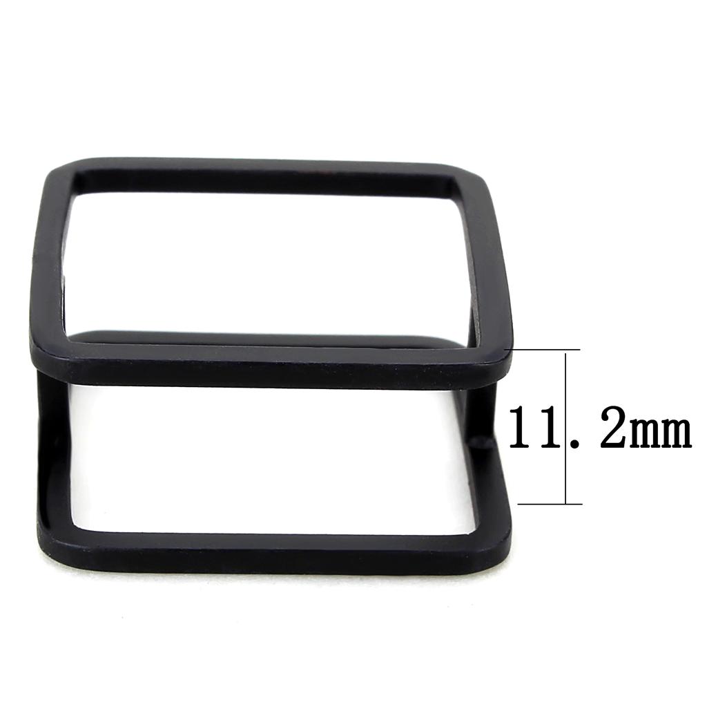 Ruthenium Brass Ring with No Stone