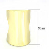 LO4258 Gold Brass Ring with No Stone in No Stone