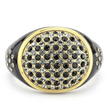 Gold Brass Bangle with Top Grade Crystal  in Multi Color