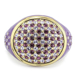 Gold Brass Bangle with Top Grade Crystal  in Multi Color
