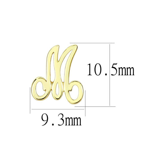 Flash Gold Brass Earrings with No Stone