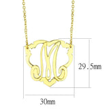 Flash Gold Brass Necklace with No Stone