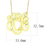 Rhodium Brass Necklace with No Stone