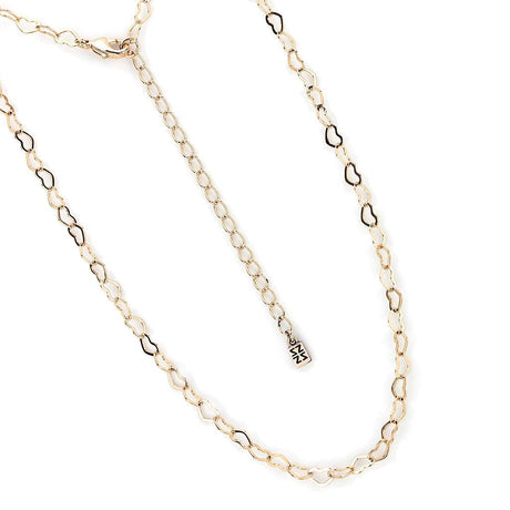Flash Rose Gold Brass Necklace with No Stone