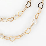 Flash Rose Gold Brass Necklace with No Stone