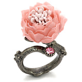 Antique Tone Brass Ring with Assorted in MultiColor