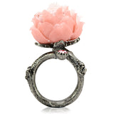 Antique Tone Brass Ring with Assorted in MultiColor
