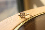 Rhodium 925 Sterling Silver Ring with AAA Grade CZ  in Clear