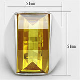 Silver 925 Sterling Silver Ring with AAA Grade CZ  in Topaz